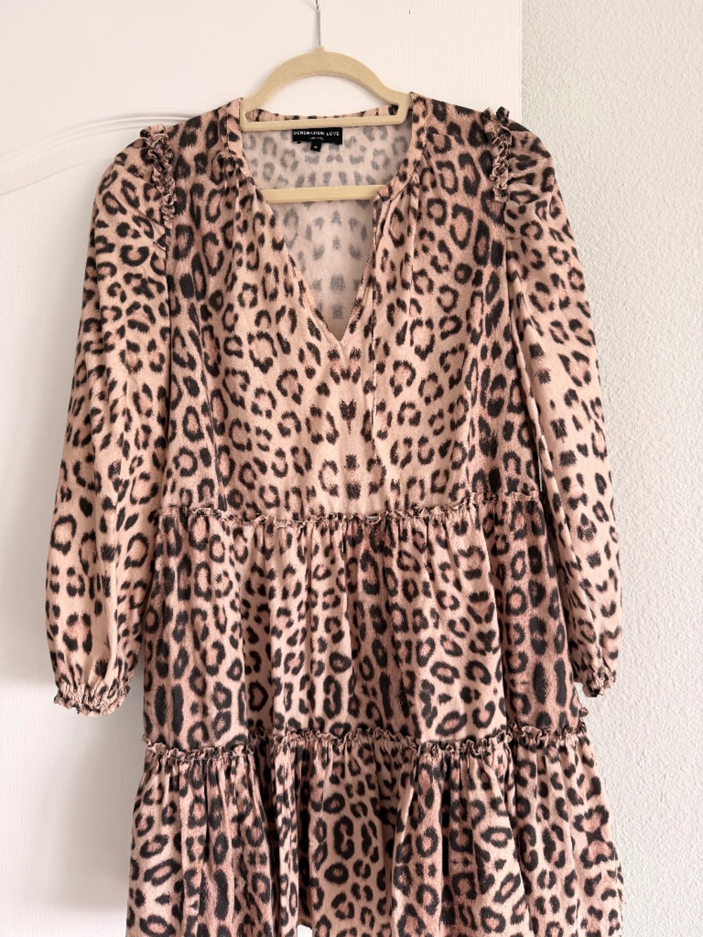 Generation Love cheetah mini dress XS